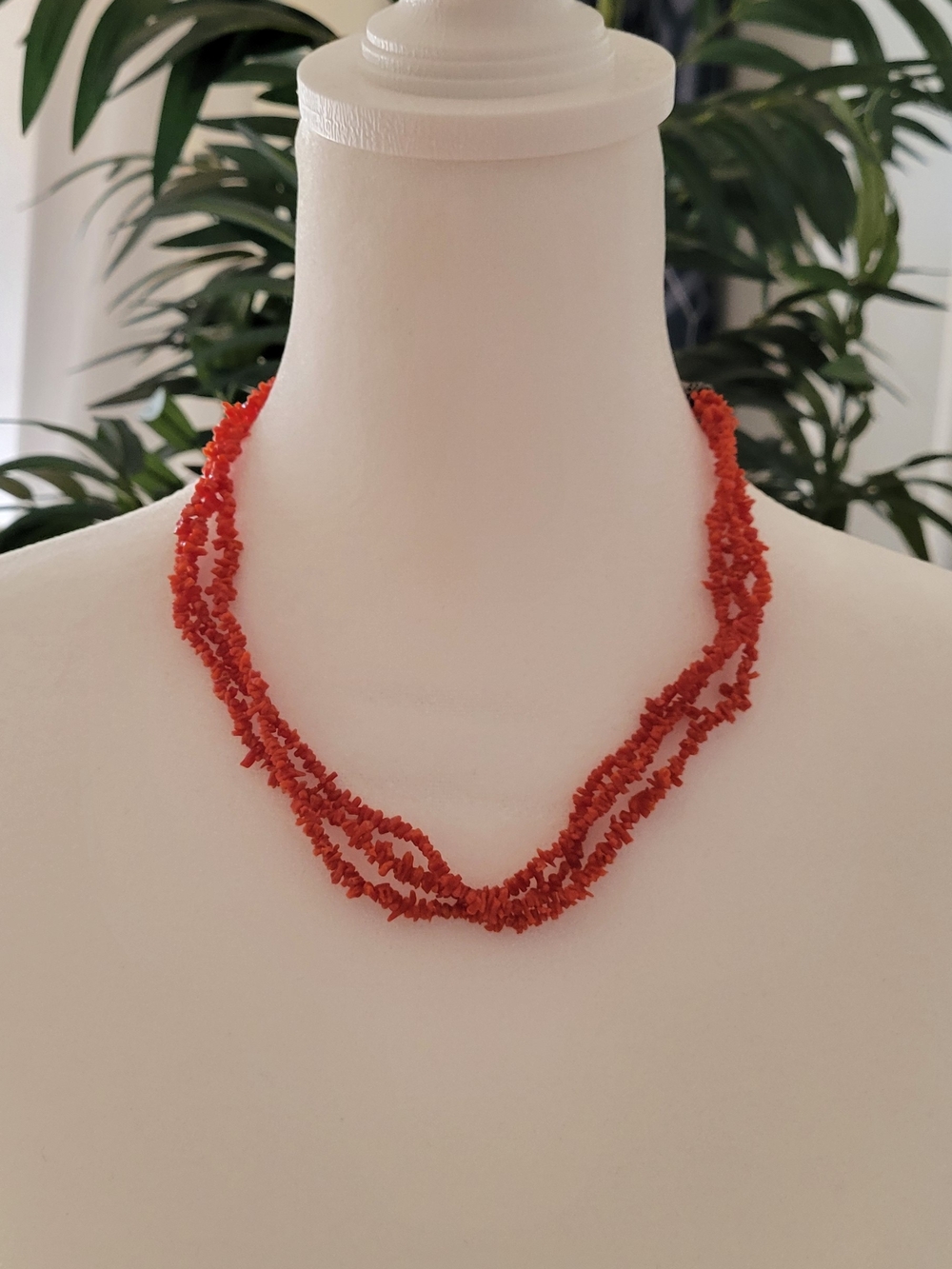 Coral Beaded Necklace
